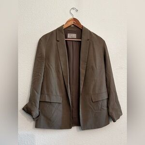 Everlane Taupe Blazer Jacket